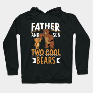 Cool bears - father and son Hoodie